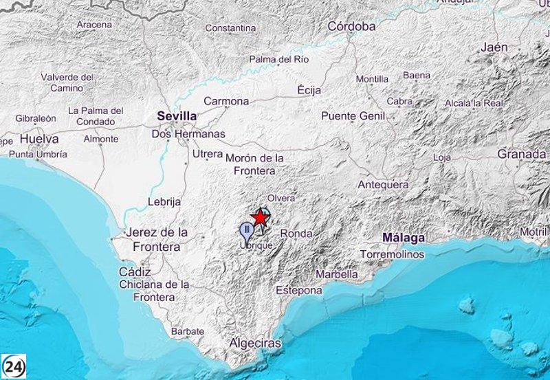 Algodonales (Cádiz) registra un terremoto de magnitud 3,5