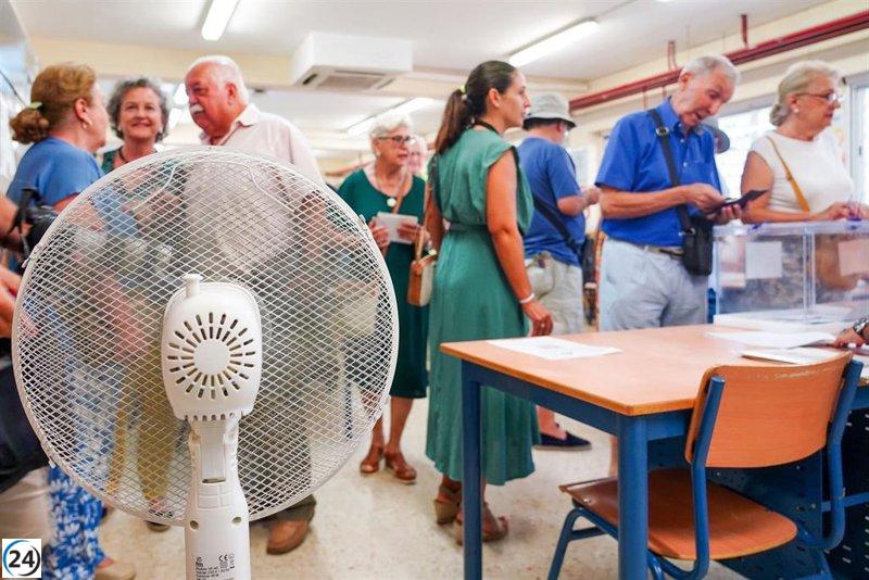 Elecciones generales 2023: Fuerte incremento de la participación en Andalucía a las 14 horas