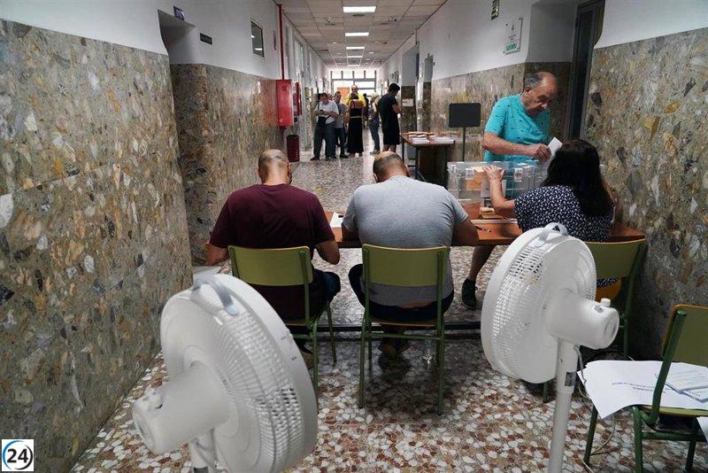 Andalucía registra una disminución del 1,7% en la participación a las 18 horas en comparación con noviembre de 2019
