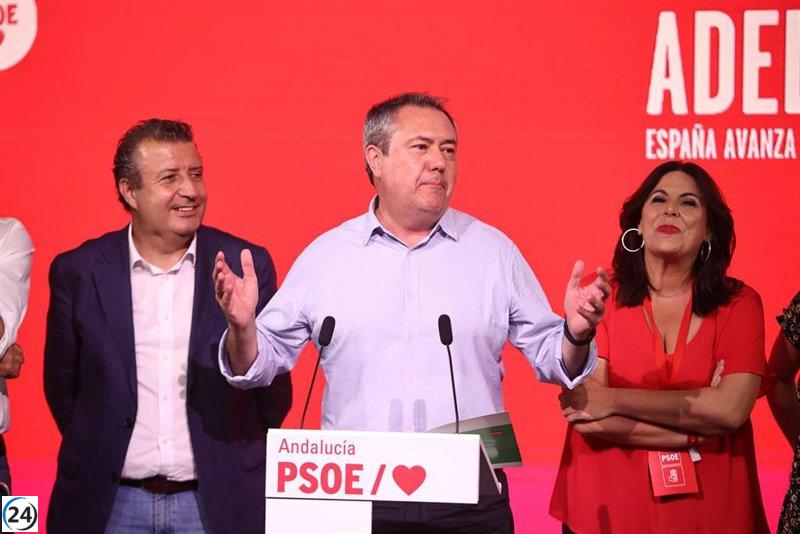 Espadas: El PSOE-A lideró los esfuerzos para el éxito de Pedro Sánchez en las elecciones del 23J.