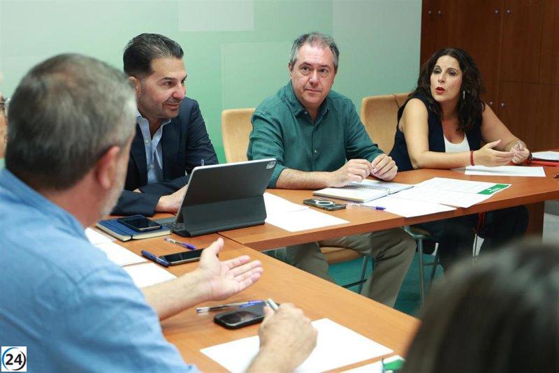 Espadas critica a Moreno por evitar abordar los problemas de sequía en Andalucía a través de una reunión de partidos y aludir a Madrid.