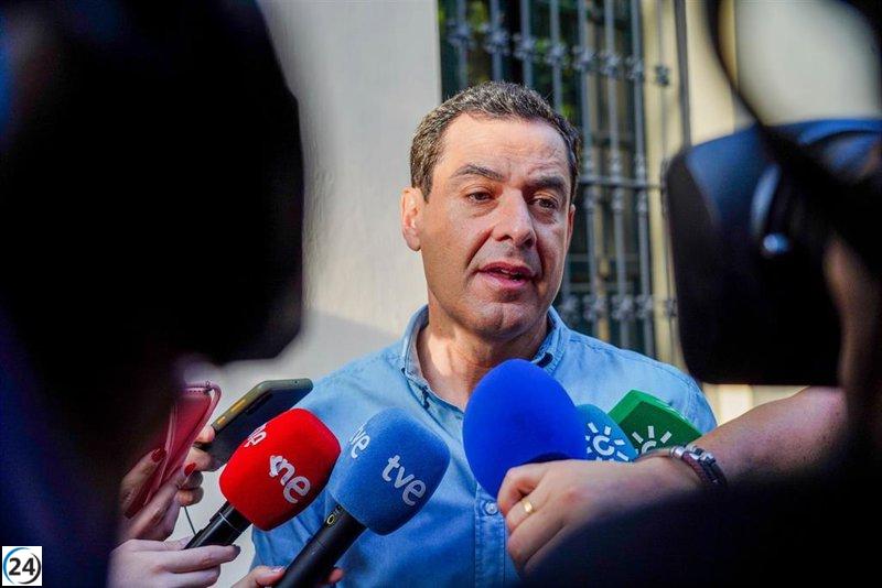 Moreno elogia propuesta de Feijóo a Sánchez y exhorta al PSOE a pensar en grande.