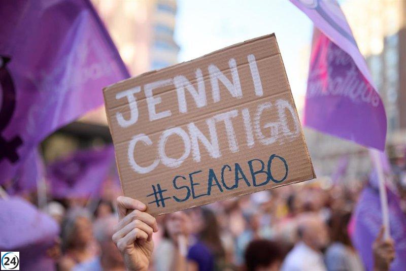 Feministas marchan este viernes en Motril, Sevilla y Málaga pidiendo un cambio de actitud de Rubiales