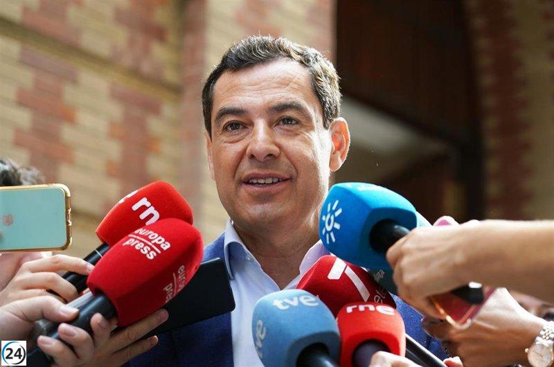 Moreno muestra solidaridad con Marruecos tras fuerte terremoto sentido en parte de Andalucía.