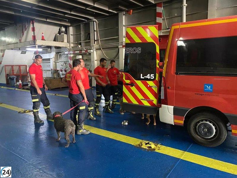 Bomberos de Málaga parten hacia Marruecos para colaborar en labores de rescate.
