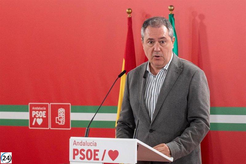 Espadas denuncia estrategia manipuladora de Feijóo para socavar la investidura de Sánchez