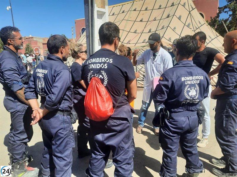 Regresan los bomberos de Huelva desplazados a Marruecos tras finalizar la búsqueda