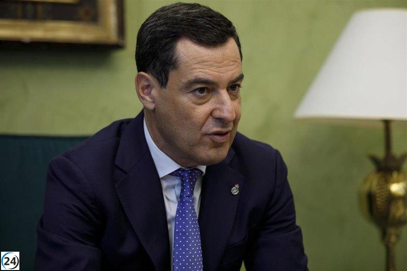 Moreno insta a conseguir apoyos hasta el final para Feijóo y resalta la importancia del sentido de Estado de los socialistas.