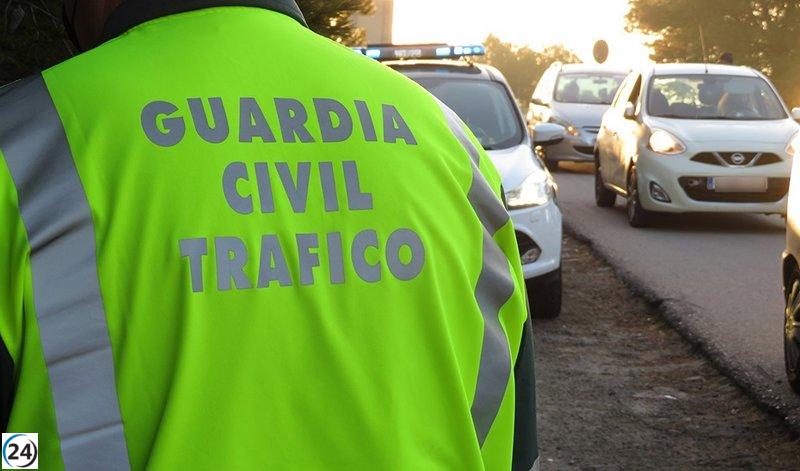Trágico accidente de tráfico en Campillo de Arenas (Jaén): mujer fallece al volcar su vehículo en la autovía A-44