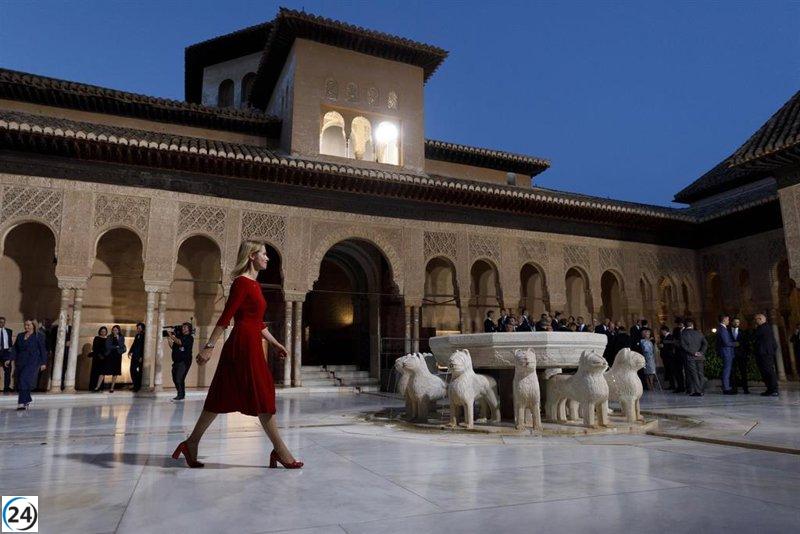 La Alhambra de Granada desmonta instalaciones de recepción en su último día sin público debido a la cumbre de la UE