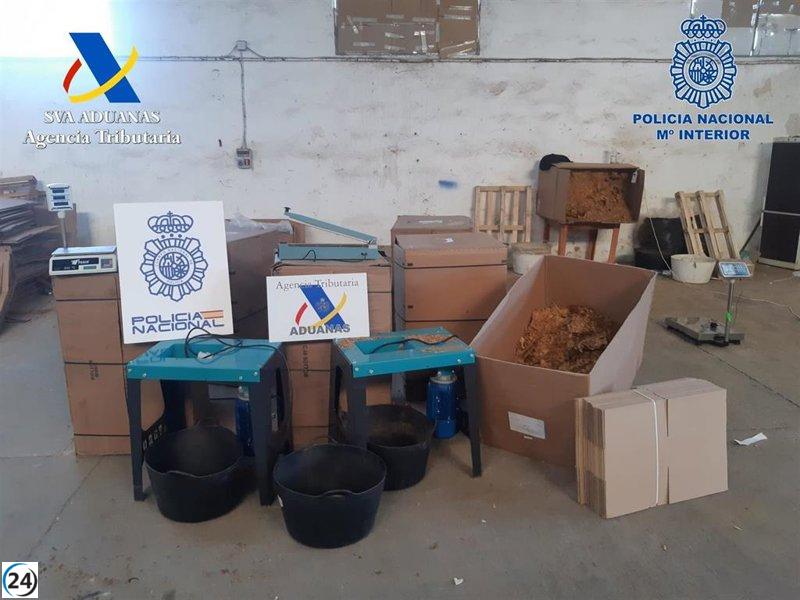 Incautados en Villarrubia (Córdoba) 2.650 kilos de tabaco ilegal valuado en 185 mil euros.