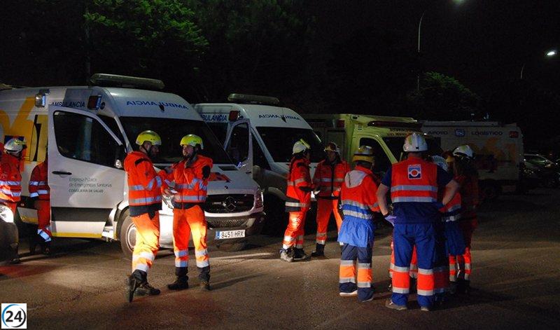 Trabajador en estado crítico tras accidente laboral en Sevilla, cae desde andamio a una altura de seis metros.