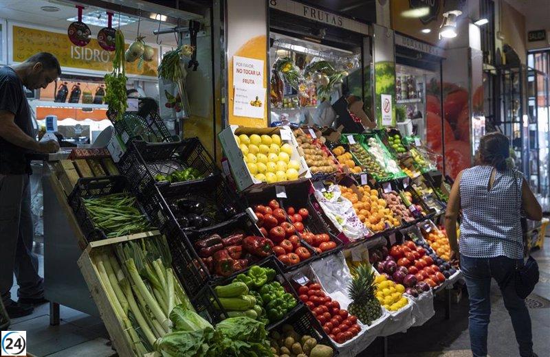 El incremento de precios en Andalucía en noviembre se reduce al 3,5%, mientras que los alimentos aumentan un 9,2% de forma moderada.