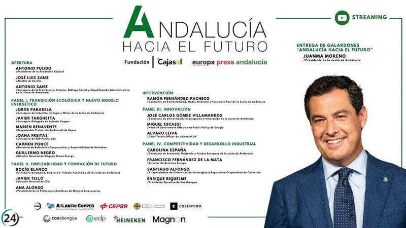 Europa Press celebra en Sevilla el foro 'Andalucía hacia el futuro' por tercer año consecutivo.