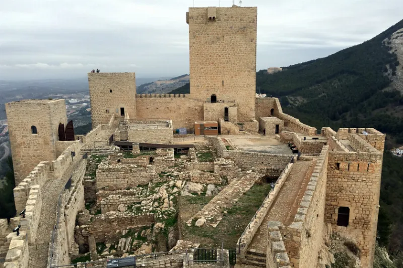El Castillo de Santa Catalina en Jaén
