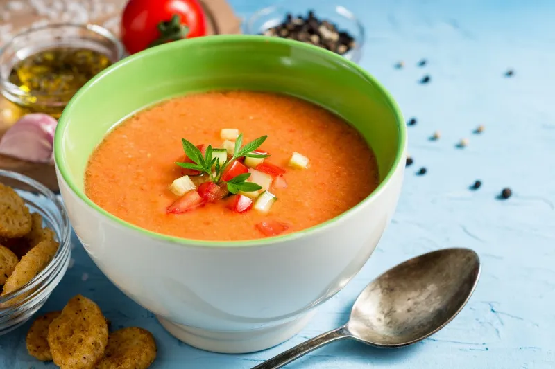 El gazpacho, el plato por excelencia del verano andaluz